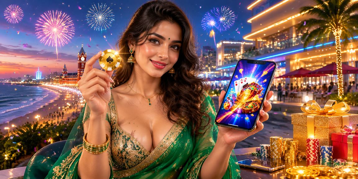 Exciting IPL cricket stadium night match, inspiring lottery themes and prizes